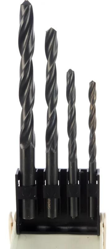 Набор сверл по металлу 5-10 мм Р6М5 НС 6 ТИЗ, 4 шт - фото